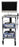 BR Surgical Mobile Endoscopic Video Cart 16-3/4 X 17 X 58 Inch 2 Shelves - BR900-9120