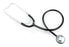 McKesson Basic Classic Stethoscope BASIC Black 1-Tube 21 Inch Tube Single Head Chestpiece - 01-660HBKG