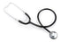 Basic - Classic Stethoscope BASIC Black 1-Tube 21 Inch Tube Single Head Chestpiece - 01-660HBKGM