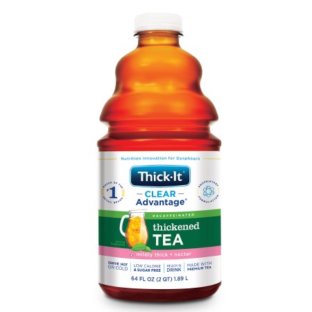 Thick-It Clear Advantage - Thickened Decaffeinated Beverage 64 oz. Bottle Tea Flavor Ready to Use Nectar Consistency - B629-A7044