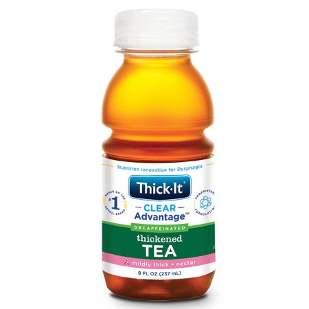 Thick-It Clear Advantage - Thickened Decaffeinated Beverage 8 oz. Bottle Tea Flavor Ready to Use Nectar Consistency - B627-L9044