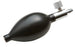 McKesson McKesson LUMEON Blood Pressure Unit Inflation Bulb and Valve Deluxe Black Bulb with Chrome-plated Deflation Valve Most Aneroid Sphygmomanometers - 01-872NG