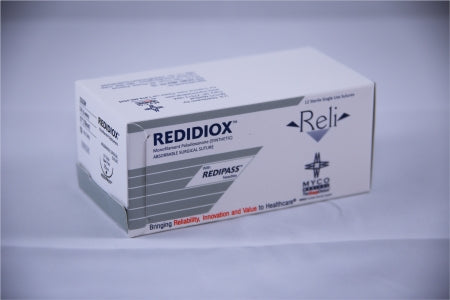 Myco Medical Supplies Reli Suture with Needle Absorbable Uncoated Violet Suture Monofilament Polydioxanone Size 3-0 27 Inch Suture 1-Needle 26 mm Length 1/2 Circle Taper Point Needle - L316-SI