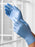 Tronex Healthcare Industries 9662 Series Exam Glove X-Small NonSterile Nitrile Extended Cuff Length Fully Textured Blue Chemo Tested - 9662-05