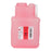 Leaktight - Sharps Container 1.5 Gallon Red Base / White Lid Horizontal / Vertical Entry Screw On Lid - 2201-LPR