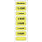 Precision Dynamics Pre-Printed Label Communication Fill In Fasting/1/2 Hour/1 Hour/2 Hour/3 Hour/4 Hour/5 Hour Fluorescent Yellow 1/2 X 1-1/4 Inch - 59707939