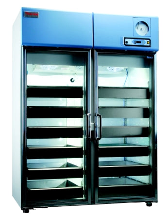 Thermo Scientific - Refrigerator Blood Bank 50 cu.ft. 2 Glass Doors Automatic Defrost - Pantek Technologies - REB5004A