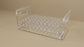 Mitchell Plastics - Stacking Test Tube Rack 50 Place 20 mm Tube Size Clear 5-1/2 X 5-1/2 X 11 Inch - STTR-5020