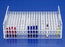 Mitchell Plastics - Stacking Test Tube Rack 100 Place 20 mm Tube Size Clear 5-1/2 X 10-1/2 X 11 Inch - STTR-10020