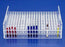 Mitchell Plastics - Stacking Test Tube Rack 240 Place 20 mm Tube Size Clear 5-1/2 X 12-1/2 X 21 Inch - STTR-24020