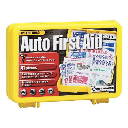 Grainger Vehicle First Aid Kit 15 People Plastic Case - 3PWN1