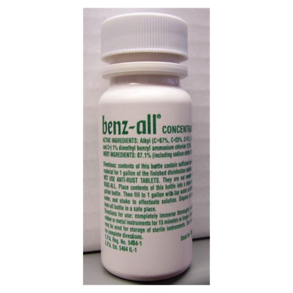 Xttrium Labs Inc Germicide Concentrate Benz-All 40 Ml Fragrance Free 15/Bx - 300BEN40