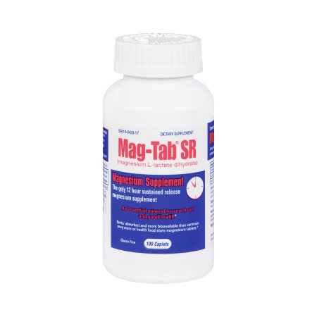 Mag-Tab SR - Mineral Supplement Magnesium 84 mg Strength Tablet 100 per Pack - 59016042019