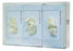 Narrow - Glove Box Holder Horizontal or Vertical Mounted 3-Box Capacity Clear 2-15/16 X 10-1/8 X 15-15/16 Inch Plastic - GP-073