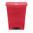 Rubbermaid Slim Jim - Trash Can 24 gal. Rectangular Red Plastic Step On - 1883570