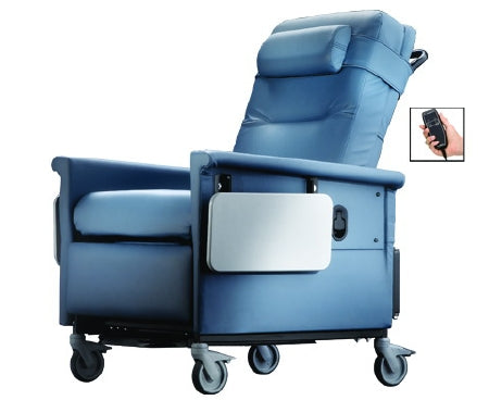 Champion Manufacturing 56 Series Bariatric Transport Power Recliner Gray 5 Inch Thermoplastic Casters 5 Inch Thermoplastic Casters - 56PT56-TRL3