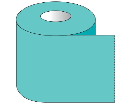 Shamrock - Blank Label Tape Multipurpose Label Aqua Tape 1 X 500 Inch - ST-10-16