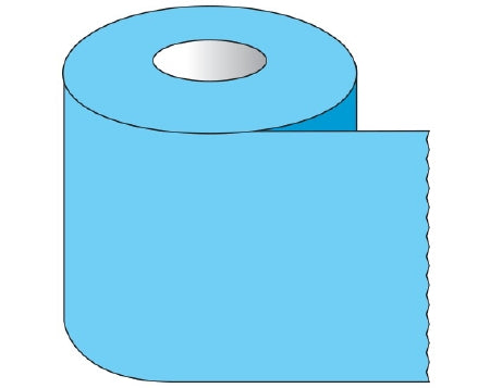 Shamrock - Blank Label Tape Multipurpose Label Blue Tape 1-1/2 X 500 Inch - ST-11-6