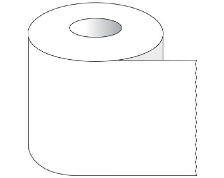 Shamrock Scientific Shamrock Blank Label Tape Multipurpose Label Without Legend White 1-1/2 X 500 Inch - ST-11-1