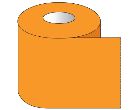 Shamrock - Blank Label Tape Multipurpose Label Orange 2 X 500 Inch - ST-20-5