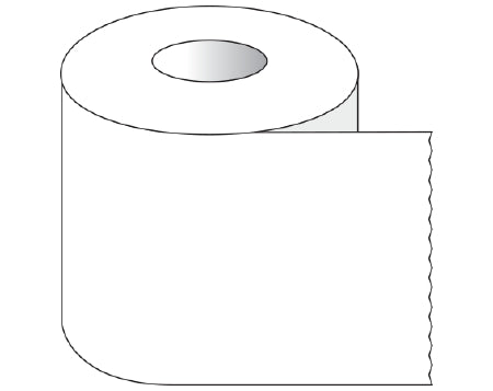 Shamrock - Blank Label Tape Multipurpose Label White 2 X 500 Inch - ST-20-1