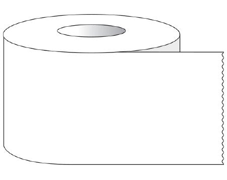 Shamrock - Blank Label Tape Multipurpose Label White 3/4 X 500 Inch - ST-34-1