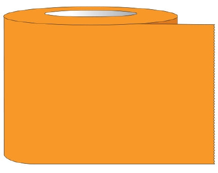 Shamrock Scientific Shamrock Blank Label Tape Multipurpose Label Without Legend Orange 1/2 X 60 Inch - ST-100-5