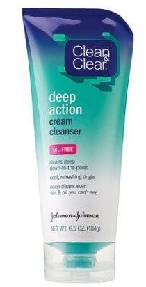 Clean & Clear - Facial Cleanser Cream 6.5 oz. Tube Scented - 00381371029587