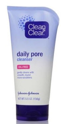 Clean & Clear Daily Pore - Facial Cleanser Liquid 5.5 oz. Tube Scented - 00381371029594