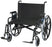 Gendron Regency XL 2002 Bariatric Wheelchair Full Length Arm Removable Arm Style Mag Wheel Black 26 Inch Seat Width 600 lbs. Weight Capacity - 5626-18-62-36