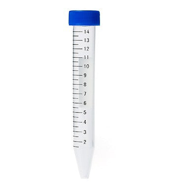 StatLab Medical Products Centrifuge Tube Conical Bottom Plain 15 mL Blue Screw Cap Polypropylene Tube - LX4115