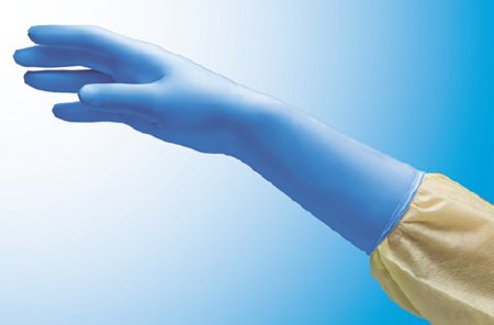 NitriDerm EC - Exam Glove X-Large Sterile Pair Nitrile Extended Cuff Length Smooth Blue Chemo Tested - 114350