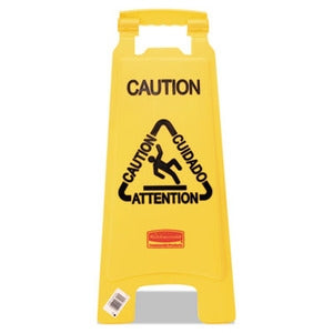 Lagasse Rubbermaid Caution Sign Caution w/ Falling Symbol - RCP611200YW