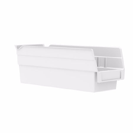 Akro-Mils Akro-Mils Shelf Bin White Industrial Grade Polymers 4 X 4-1/8 X 11-5/8 Inch - 30120WHITE
