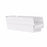 Akro-Mils Akro-Mils Shelf Bin White Industrial Grade Polymers 4 X 4-1/8 X 11-5/8 Inch - 30120WHITE