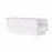Akro-Mils - Shelf Bin White Industrial Grade Polymers 4 X 4-1/8 X 11-5/8 Inch - 30120WHITE