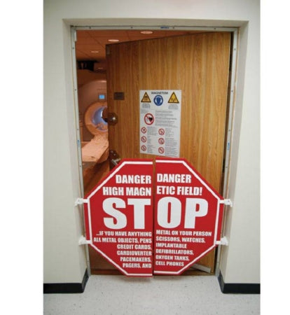 Newmatic Medical - Door Sign Caution Stop - 12012