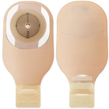 Premier - Ostomy Pouch One-Piece System 12 Inch Length Drainable Flat, Trim to Fit - 8901