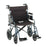 Nova Ortho-Med - Transport Chair Aluminum Frame 400 lbs. Weight Capacity Desk Length / Padded / Removable / Reversible Arm Blue Upholstery - 332B