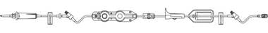 B. Braun Outlook Pump Set 15 Drops / mL Drip Rate 2 Ports - 354214