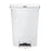 Rubbermaid Slim Jim - Trash Can 24 gal. Rectangular White Plastic Step On - 1883561