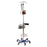 Medline - IV Pole Ram Horn Hooks, Telescoping Pole 4-Hook Heavy-Duty 6 Legs of Cast Iron - MDS80600
