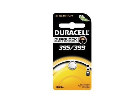 Duracell - Silver Oxide Battery 395 / 399 Button Cell 1.5V Disposable 1 Pack - D395/399PK