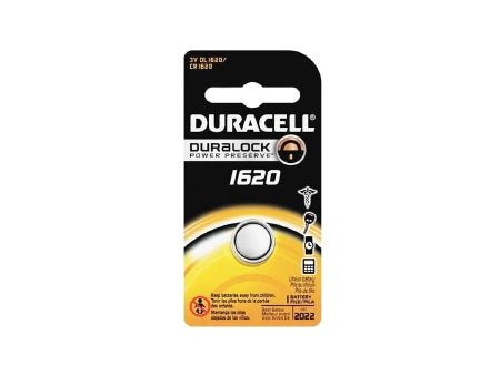 Duracell - Lithium Battery CR1620 Coin Cell 3V Disposable 1 Pack - DL1620BPK