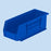 Health Care Logistics HCL Super Tough Storage Bin Blue Industrial Grade Polymers 4 X 4-1/8 X 10-7/8 Inch - 1401B