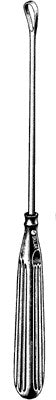 Sklar - Uterine Curette Set Sims 11 Inch Length Hollow Handle with Grooves Assorted Tip Sizes Sharp Teardrop Loop Tip - 90-5428