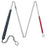 Patterson Medical Supply Folding Cane For The Blind Aluminum 50 Inch Height White / Red - 81023324