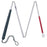 Patterson Medical Supply - Folding Cane For The Blind Aluminum 50 Inch Height White / Red - '427550