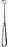 Sklar - Adenoid Curette Beckman 8-1/2 Inch Length Hollow Handle with Grooves Size 3 Tip Curved Fenestrated Square Tip - 70-9222