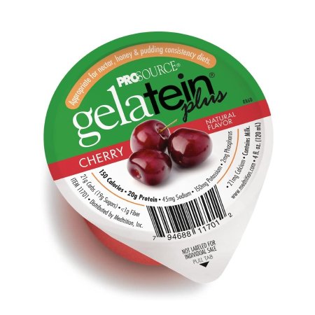 Gelatein Plus - Oral Supplement Cherry Flavor Ready to Use 4 oz. Cup - 11701